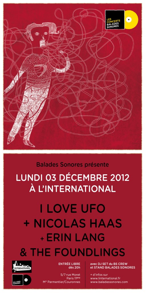 I Love UFO, Nicolas Haas, Erin Lang & The Foundlings
