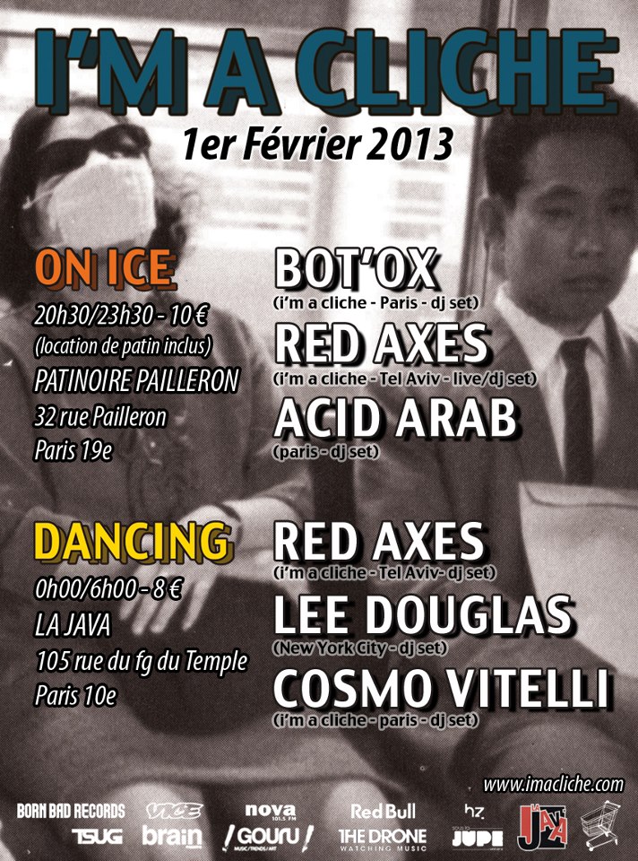 I'M A CLICHE Dancing - Red Axes, Lee Douglas, Cosmo Vitelli @ La Java