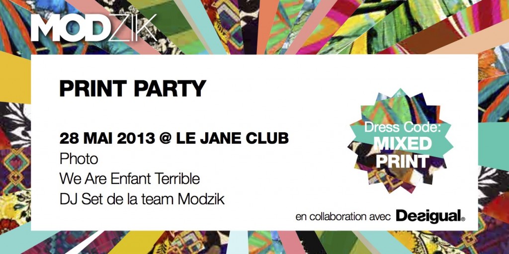 Modzik Print Party @ Jane Club