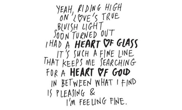 HEART OF GLASS, HEART OF GOLD (A PARIS)
