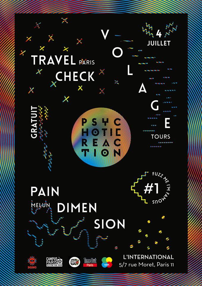 Psychotic Reaction #1 w/Volage, Travel Chek & Pain Dimension