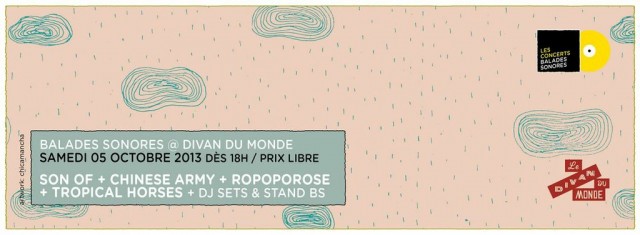 Concert Balades Sonores Divan du monde 5oct