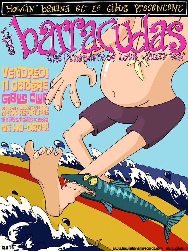 THE BARRACUDAS, Crusaders Of Love & Fuzzy Vox