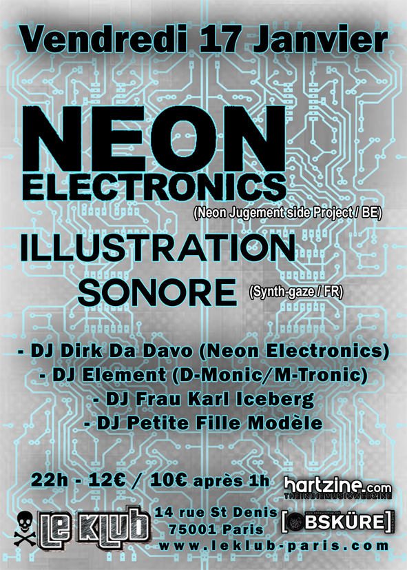 NEON ELECTRONICS & ILLUSTRATION SONORE