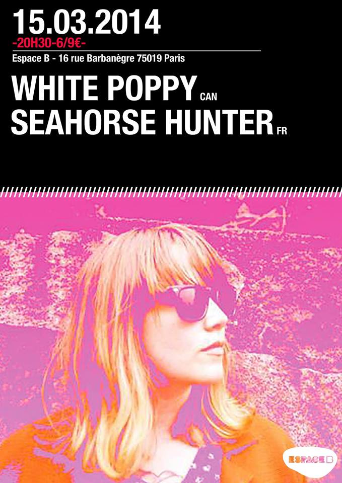 WHITE POPPY & SEAHORSE HUNTER