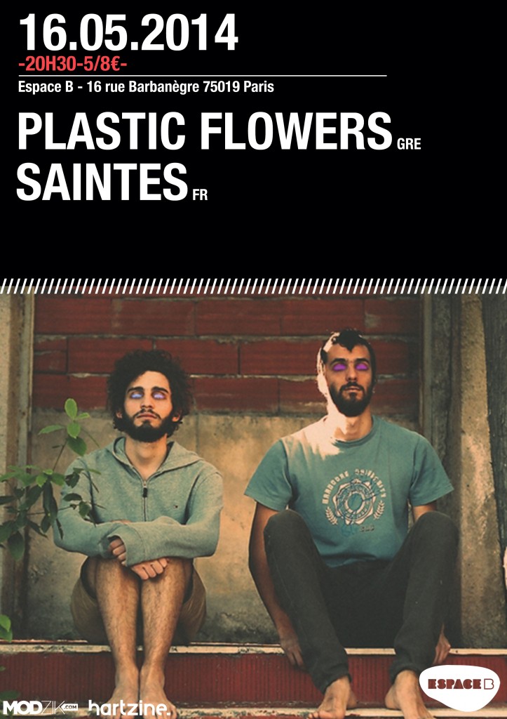 CRASH SYMBOLS LABEL NIGHT : PLASTIC FLOWERS & SAINTES