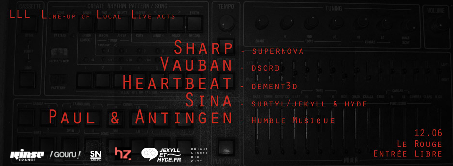 LLL - Line-up of Local Live acts