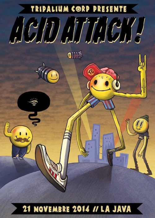 ACID ATTACK ! w/Mark Archer, Ceephax Acid Crew, X&trick, Hotel Bary, Destop