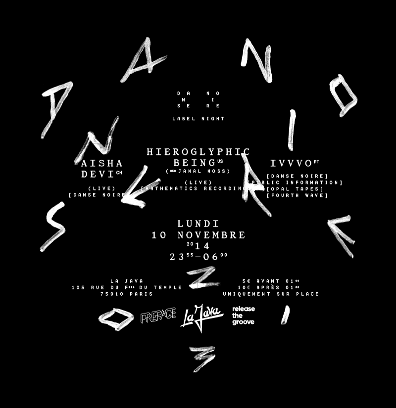 HIEROGLYPHIC BEING, IVVVO, AISHA DEVI