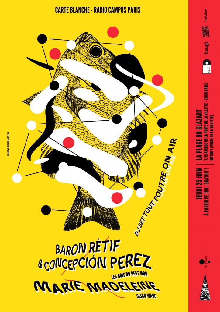 RADIO CAMPUS PARIS INVITE MARIE MADELEINE, BARON RETIF & CONCEPCION PEREZ