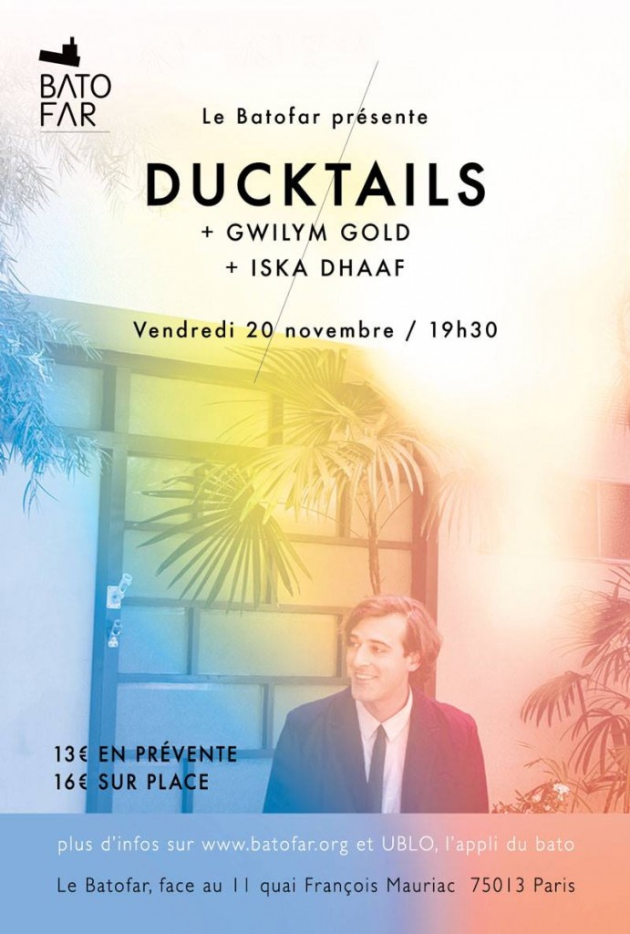 DUCKTAILS, GWILYM GOLD & ISKA DHAAF