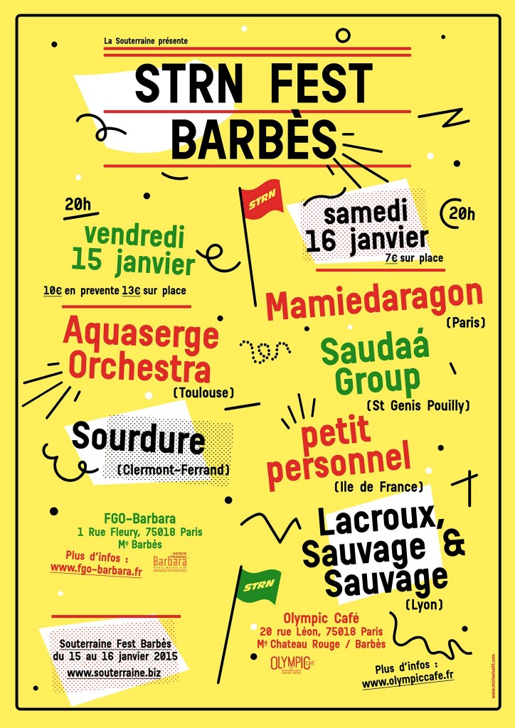 Aquaserge Orchestra en concert - 15 & 16 janvier 2016