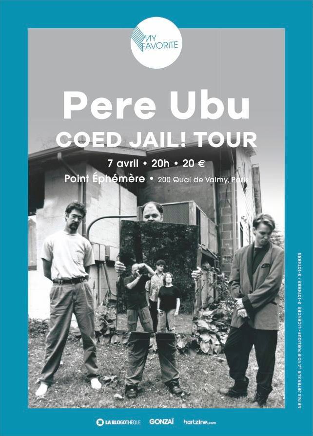 Pere Ubu au Point Ã‰phÃ©mÃ¨re le 7 avril