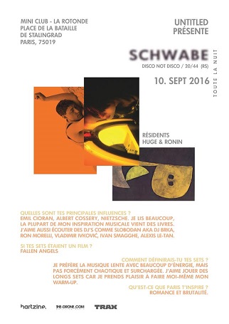 Untitled prÃ©sente Schwabe (Disco not Disco / 20/44)